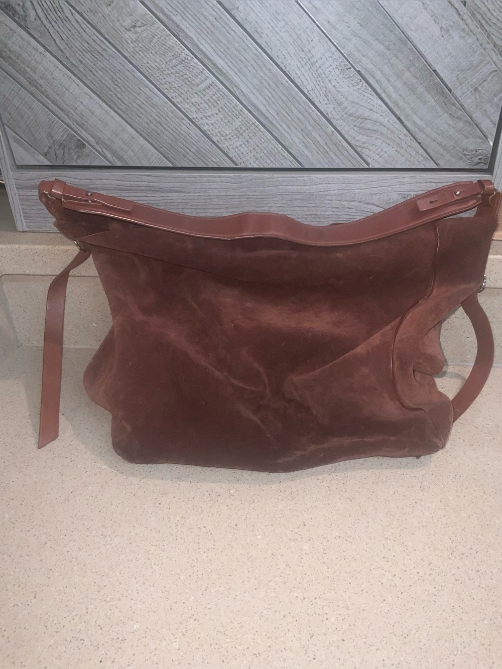 AllSaints Suede Hobo